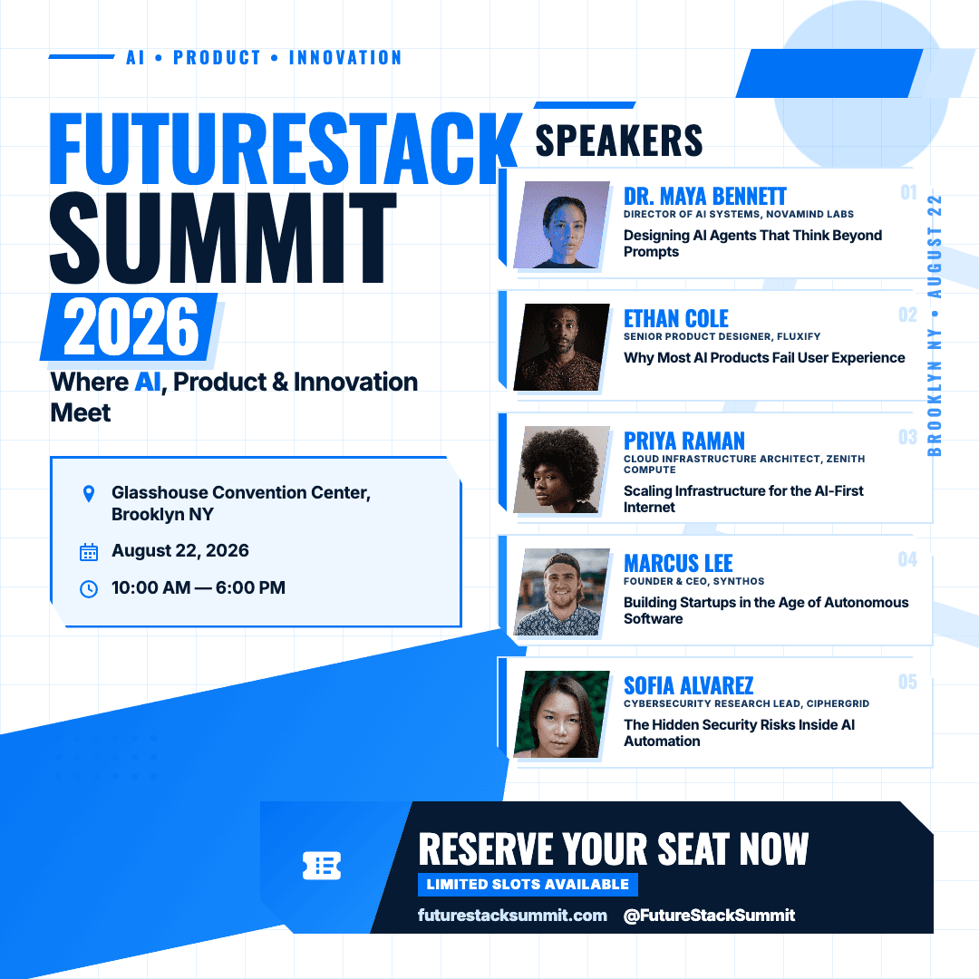 Speaker lineup for FutureStack Summit 2026